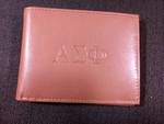 Alpha Sigma Phi Real Leather Wallet