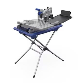 Kobalt 10 Amp 7 in Blade Corded Wet Sliding Table Tile Saw with Stand Gifts for all ages and pets Scooters Bowsers ship play set Kids activity table Car seats Pet beds Kennels Egg