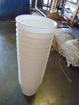 (20) ct. lot plastic paint tubs, can hold about 3/4 of a gallon of paint, microwave and dishwasher safe, no lids