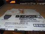 (1) case disposable floor mats for urinals, Urigard