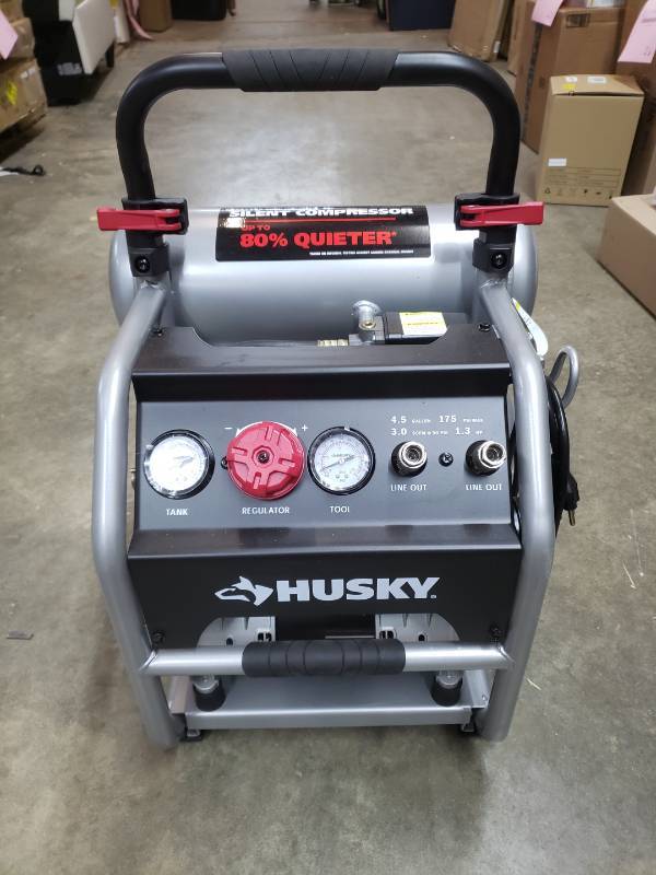 4.5 Gal. Portable Electric-Powered Silent Air Compressor