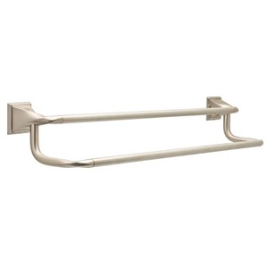 Delta Greenwich Double Towel Hook in SpotShield Brushed Nickel