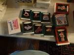 Lot of 11 boxes of ornaments.