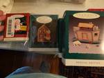 Lot of 9 boxes of ornaments.