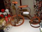 Old metal & wood tricycle.