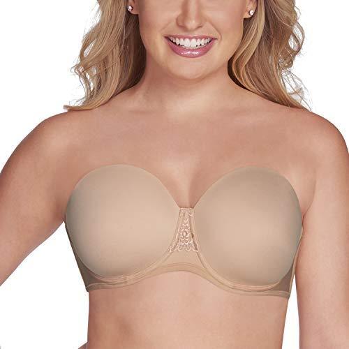lot 1366 image: Vanity Fair womens Beauty Back Smoothing Strapless (34b - 44dd) Bra, Rose Beige, 38C US Retail $27.50