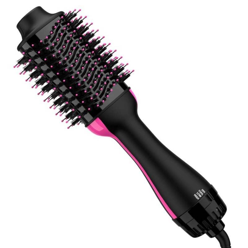 lot 1224 image: Hair Dryer Brush Blow Dryer Brush in One, 4 in 1 Styling Tools with Ceramic Oval Barrel, and Styler Volumizer, Hot Air Straightener Brush for All Hair Types retail $40.67