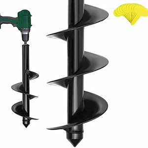 lot 1291 image: Auger Drill Bit for Planting 3.5x16,Extended Length Garden Auger Spiral Drill Bit for Planting Bulbs Flowers,Planting Auger for Drill Post Hole Digger for 38��Hex Drill Retail $20.14