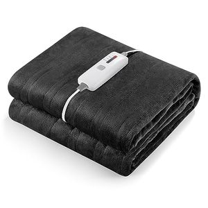 lot 1016 image: Electric Heated Blanket Full Size 72 x 84 Double Flannel Heated Blanket with 4 Heating Levels & 10 Hours Auto Off, Comfort Fast Heating Blanket for Home Retail $50.67