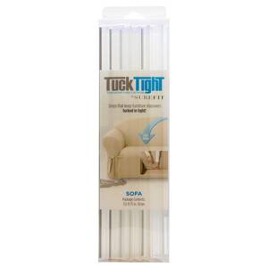 lot 1027 image: SureFit Tuck Tight Grips Clear Sofa Retail $21.49