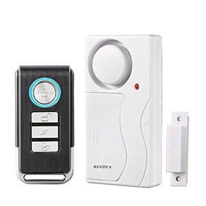 lot 1028 image: Wireless Remote Door Alarm, Windows Open Alarms, Magnetic Security Sensor, Pool Door Alarm for Kids Safety, Alzheimers Apartment Alarm Retail $16.99