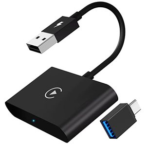 lot 1092 image: Wireless CarPlay Adapter for iPhone, Wireless CarPlay Dongle Convert Factory Wired CarPlay to Wireless CarPlay, Compatible for AudiPorscheBenzFord, 5Ghz WiFi Auto-Connect, Support iOS 13 Retail $63.32