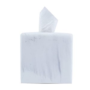 lot 1113 image: Modern Square Tissue Box Cover Holder,Bathroom Accessories Decor Unique Design Tissue Box Cover for Bathroom Vanity Counter Tops Also Great for Bedrooms and Living Rooms Retail $27.99