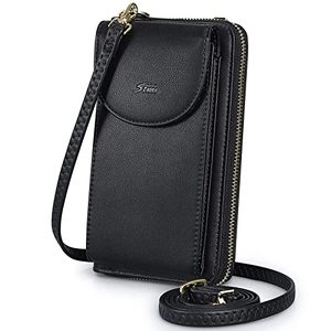 lot 1139 image: Small Crossbody Bags Cell Phone Purse for Women Leather RFID Blocking Wallet Purses with Credit Card Slots Retail $25.99