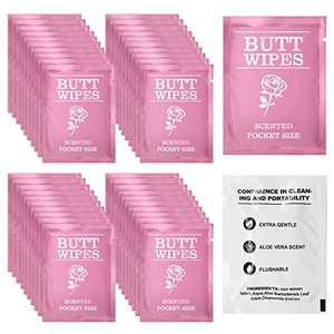 lot 1178 image: 340 Pcs Wet Wipes Individually Wrapped,Disposable Adult & Women Wet Wipes Unscented, Contains Vitamin E and Aloe Vera,Butt Travel Wipes for Body, Hand and Face Cleaning and Daily Bathroom Toilet use Retail $22.81