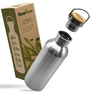 lot 1179 image: 32 oz Water Bottle  Metal Water Bottle  Non-insulated Single Wall Stainless Water Bottle  Steel Water Bottle  Stainless Steel Water Bottles  Travel Water Bottle  1 Liter Water Bottles Retail $17.95