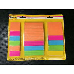 lot 1196 image: Variety Pack Of Post-It Notes For Office Or School Retail $14.39