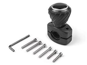 lot 1241 image: Deluxe Steering Wheel Power Handle Spinner Knob - Universal Steering Wheel Fit for Cars, Trucks, Tractors, Mowers, Forklifts, etc Retail $17.45