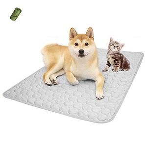 lot 1245 image: Cooling Mat & Sleeping Pad- Water Absorption Top, Waterproof Bottom, Materials Safe, Easy Carry, EZ Clean. Keep Cooling for Pets, Kids and Adults.40x 28 XL Retail $21.86