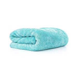 lot 1250 image: The Rag Company - The Liquid8r - Absorbent 7030 Blend Microfiber Drying Towel for Cars, Trucks, SUVs, Safe for Detailing  Scratch Free, Twist Loop, 1100gsm, 25in x 36in, Aqua Blue Retail $32.95