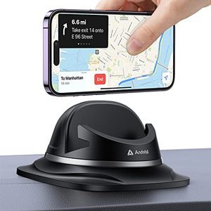 lot 1255 image: Dashboard Phone Holder Car, Non-Slip Phone Pad for Car 360° Rotatable Silicone Car Phone Mount, Desk Phone Stand Compatible with iPhone, Samsung, Android, GPS, Car Accessories Retail $45.15