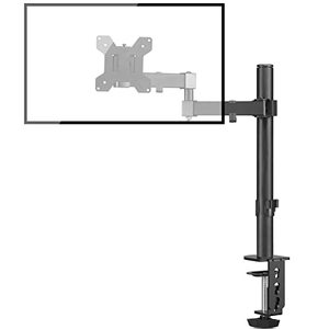 lot 1256 image: Monitor Mount Single Fully Adjustable Arm Fits One Screen 13-32 inch 22lbs for Monitor Computer Screen 13 15 17 19 20 22 23 24 26 27 30 32 inch VESA 75 100 (MD7421) Retail $29.99