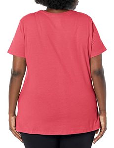 lot 1339 image: Just My Size Plus-Size Pure Cotton Jersey T-Shirt, Wide Classic Crewneck Tee for Women Retail