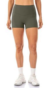 lot 1347 image: Soft Biker Shorts 3 Inch - High Waisted Workout Gym Running Yoga Shorts (Black, 10) Retail $18.50