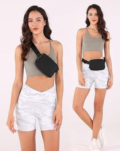 lot 1321 image: Mini Belt Bag with Adjustable Strap Unisex Fanny Pack Small Waist Pouch Black Retail $14.01