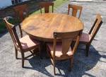 Antique Table with 6 Chairs