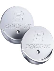 lot 461 image: BRIOFOX Shower Curtain Rod Holder 3M Adhesive  Heat Resistant  Waterproof  Max Load 60 lbs Shower Rod Retainer for Wall, 2 Pack, Chrome (Rod Not Included)