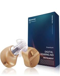 lot 463 image: hearing aids, hearing aids for seniors hearing amplifier with noise cancelling, hearing aid amplifier with 3 sizes ear tips mini hearing assist devices 2 pack invisible hearing aids