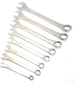 lot 527 image: Toolzone 8pc WHITWORTH COMBINATION SPANNER SET