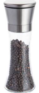 lot 530 image: Restaurantware Vetri 6 oz Glass SaltPepper Shaker - with Black Lid - 1 34 x 1 34 x 5 34, Clear, 1 count box