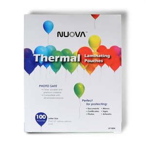 lot 533 image: Nuova Premium Thermal Laminating Pouches 9 x 11.5 3 mil. 100-Pack