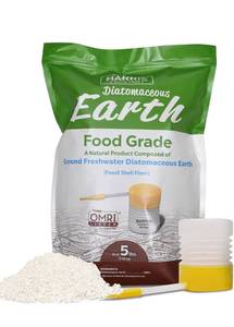 lot 536 image: HARRIS Diatomaceous Earth Food Grade, 5lb with Powder Duster Included in The Bag