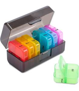 lot 550 image: Weekly Pill Organizer 2 Times a Day