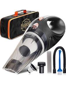 lot 597 image: ThisWorx Cordless Car Vacuum - Portable, Mini Handheld Vacuum wRechargeable Battery