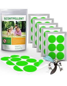 lot 618 image: Mosquito Stickers for Kids and Adults, Deet Free Natural Citronella Mosquito Patches for Indoor Outdoor Traveling Camping Hiking