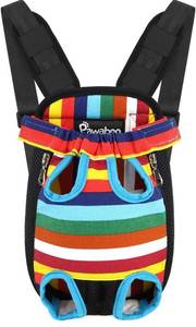 lot 626 image: MEDIUM - Pawaboo Pet Carrier Backpack, Adjustable Pet Front Cat Dog Carrier Backpack Travel Bag