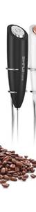 lot 637 image: Milk Frother Handheld Battery Operated Electric Foam Maker, Drink Mixer with Stainless Steel Whisk and Stand
