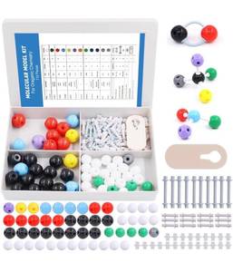 lot 641 image: Swpeet 115 Pcs Organic Chemistry Molecular Model Student and Teacher Kit, Molecular Model Set