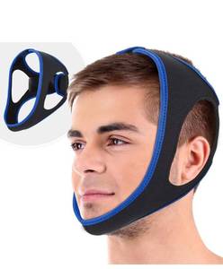 lot 649 image: Adjustable Anti Snore Chin Strap - Effective Snoring Solution - Breathable CPAP Alternative - Unisex, Adjustable, Sleep Apnea.