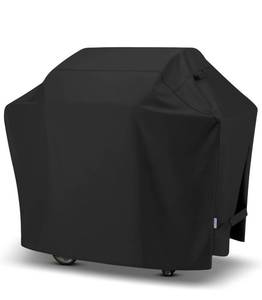 lot 689 image: SunPatio Grill Cover 59 Inch, Outdoor Heavy Duty Waterproof Barbecue Gas Grill Cover, UV & Fade Resistant, All Weather Protection Compatible for Weber CharBroil Kenmore Nexgrill Grills and More, Black