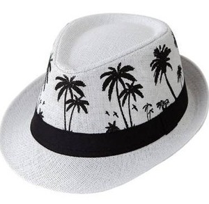 lot 705 image: ECYC Ltd Panama Straw Hats Short Brim Fedora Straw Hat