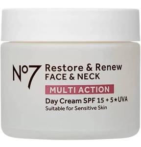 lot 707 image: No7 Restore & Renew FACE & NECK MULTI ACTION Day Cream 50ml