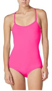 lot 718 image: womens Team Basic Camisole Leotard. Pink