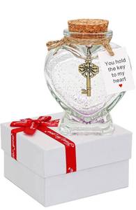lot 721 image: KBFUSHI You Hold the Key to My Heart - Handmade Creative Decorative Bottle Gift