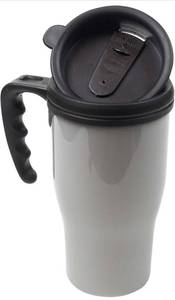 lot 731 image: Fill n Brew Insulated Mug, Plastic, 16 Ounces. BLUE