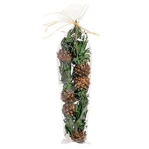 lot 734 image: ANDALUCA Preserved Dried Mini Pineapples Decorative Vase Filler Preserved Little Pineapples